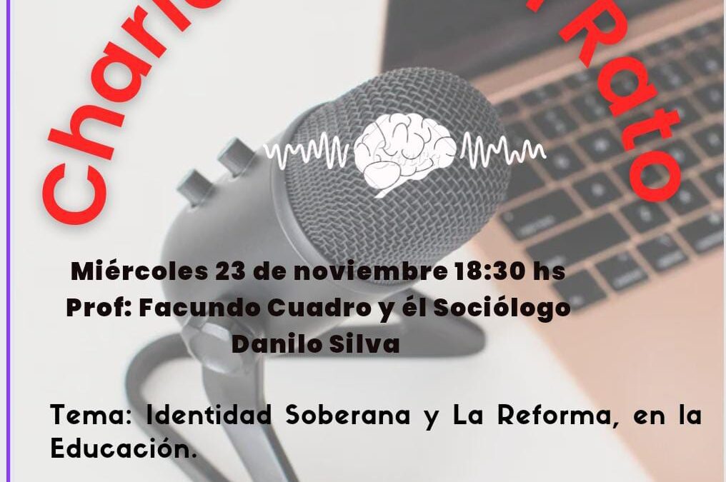 Danilo Silva y Facundo Cuadro en el programa «Charlemos un rato».